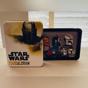 Star Wars Mandalorian Tin Box Set - Black, White, Gold